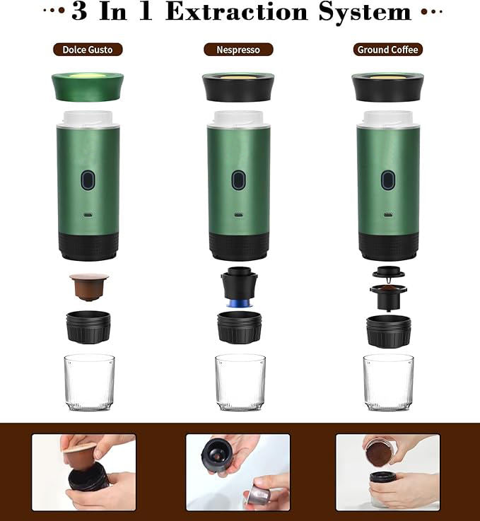 Portable Italian Coffee Machine Capsule